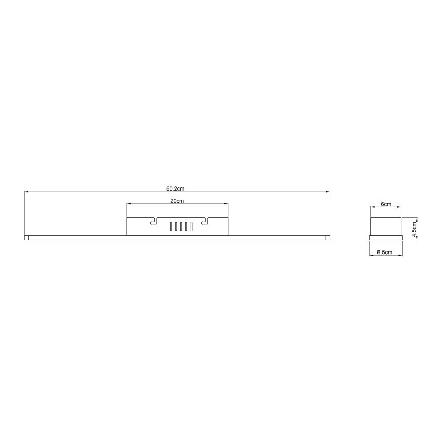 Globo - LED Kopalniška stropna svetilka LED/12W/230V IP44