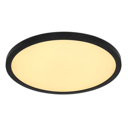 Globo - LED RGB Zatemnitvena kopalniška stropna svetilka LED/18W/230V 3000-6000K + Daljinski upravljalnik IP44 črna
