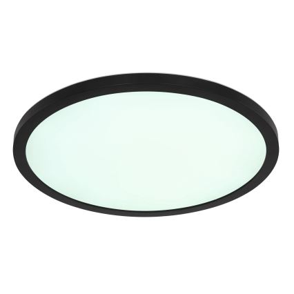 Globo - LED RGB Zatemnitvena kopalniška stropna svetilka LED/18W/230V 3000-6000K + Daljinski upravljalnik IP44 črna