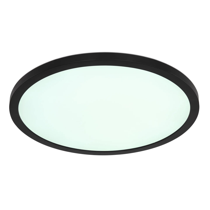 Globo - LED RGB Zatemnitvena kopalniška stropna svetilka LED/18W/230V 3000-6000K + Daljinski upravljalnik IP44 črna
