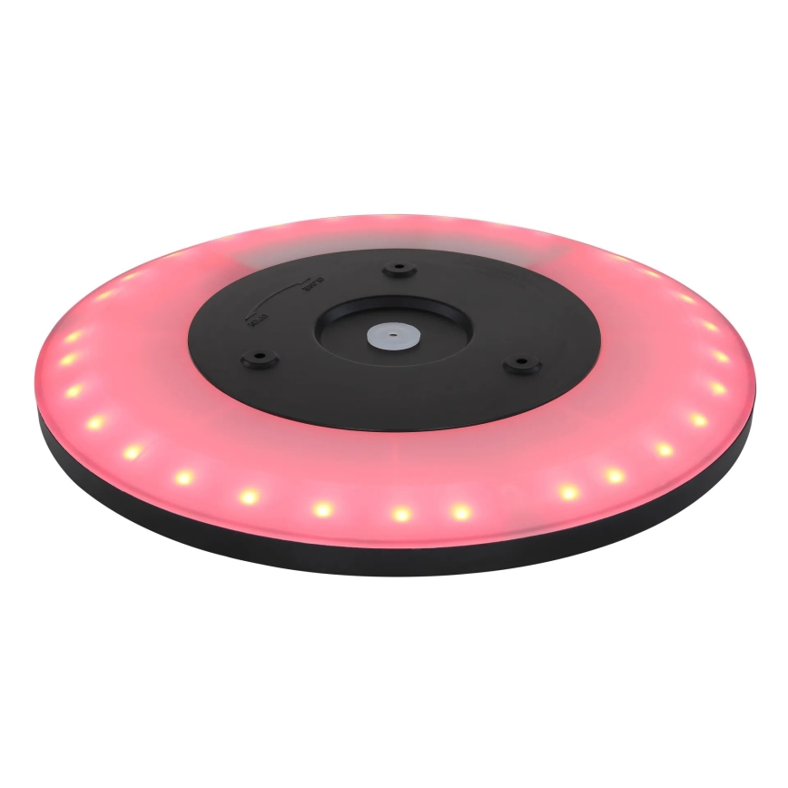 Globo - LED RGB Zatemnitvena kopalniška stropna svetilka LED/18W/230V 3000-6000K + Daljinski upravljalnik IP44 črna