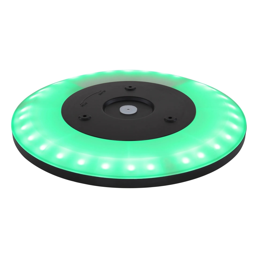 Globo - LED RGB Zatemnitvena kopalniška stropna svetilka LED/18W/230V 3000-6000K + Daljinski upravljalnik IP44 črna