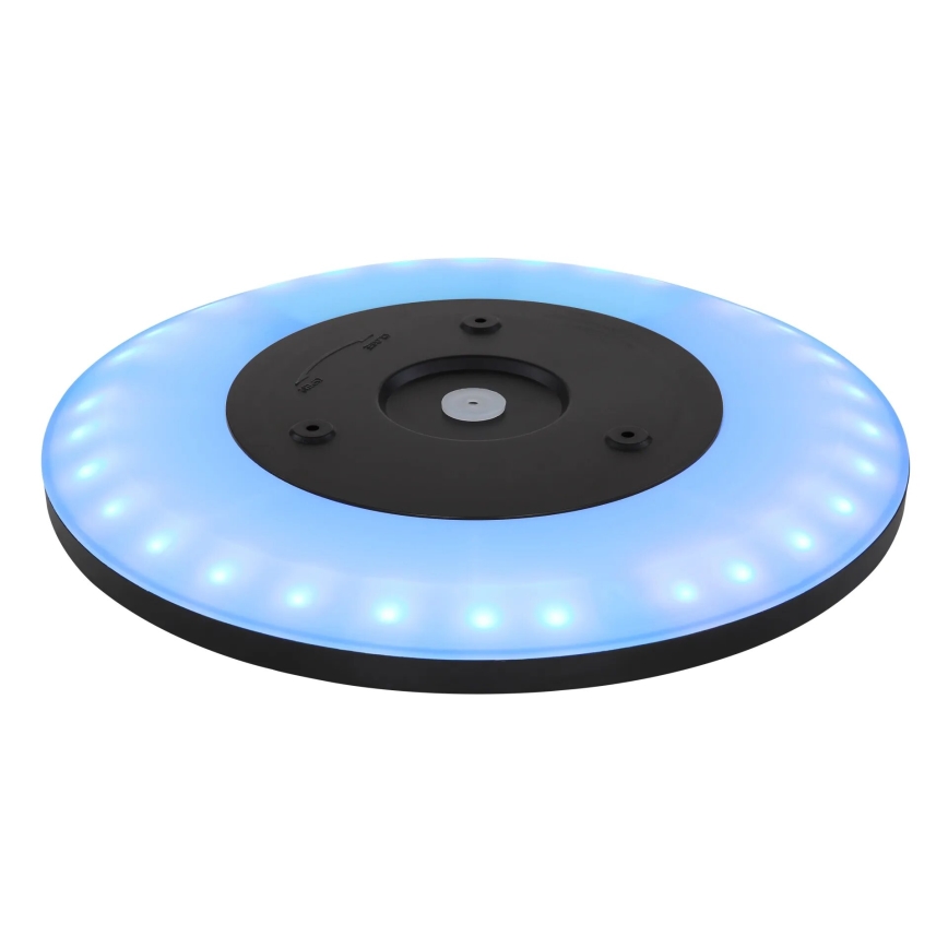 Globo - LED RGB Zatemnitvena kopalniška stropna svetilka LED/18W/230V 3000-6000K + Daljinski upravljalnik IP44 črna