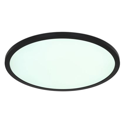 Globo - LED RGB Zatemnitvena kopalniška stropna svetilka LED/21W/230V 3000-6000K + Daljinski upravljalnik IP44 črna