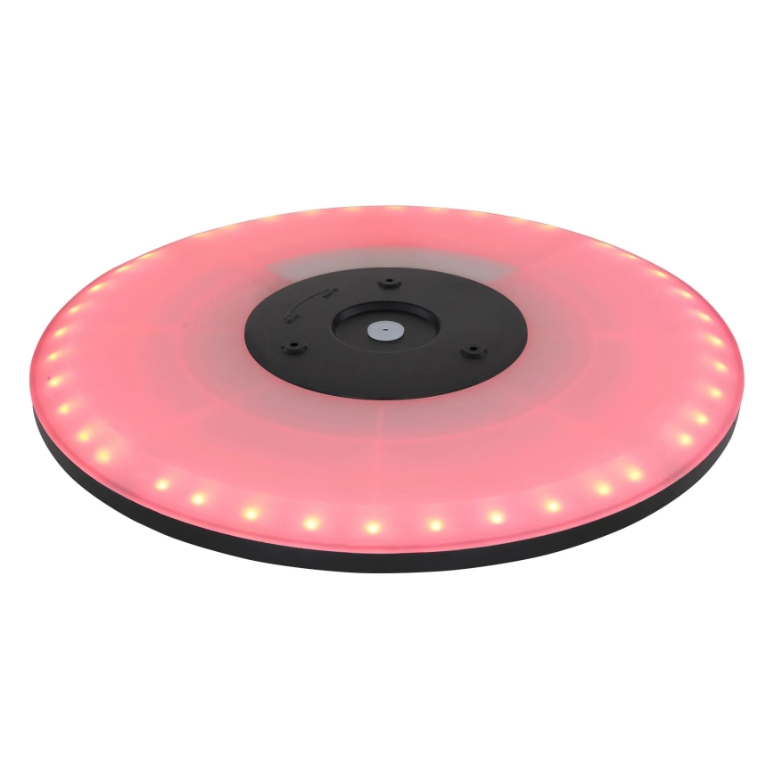 Globo - LED RGB Zatemnitvena kopalniška stropna svetilka LED/21W/230V 3000-6000K + Daljinski upravljalnik IP44 črna
