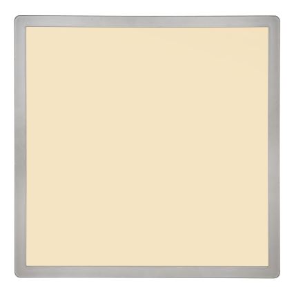 Globo - LED Kopalniška zatemnitvena stropna svetilka LED/18W/230V 29,4x29,4 cm IP44 mat krom