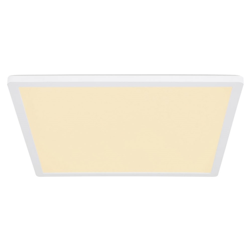 Globo - LED Kopalniška zatemnitvena stropna svetilka LED/24W/230V 42x42 cm IP44 bela