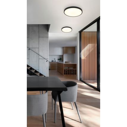 Globo - LED Stropna svetilka LED/15W/230V 4000K pr. 23 cm črna