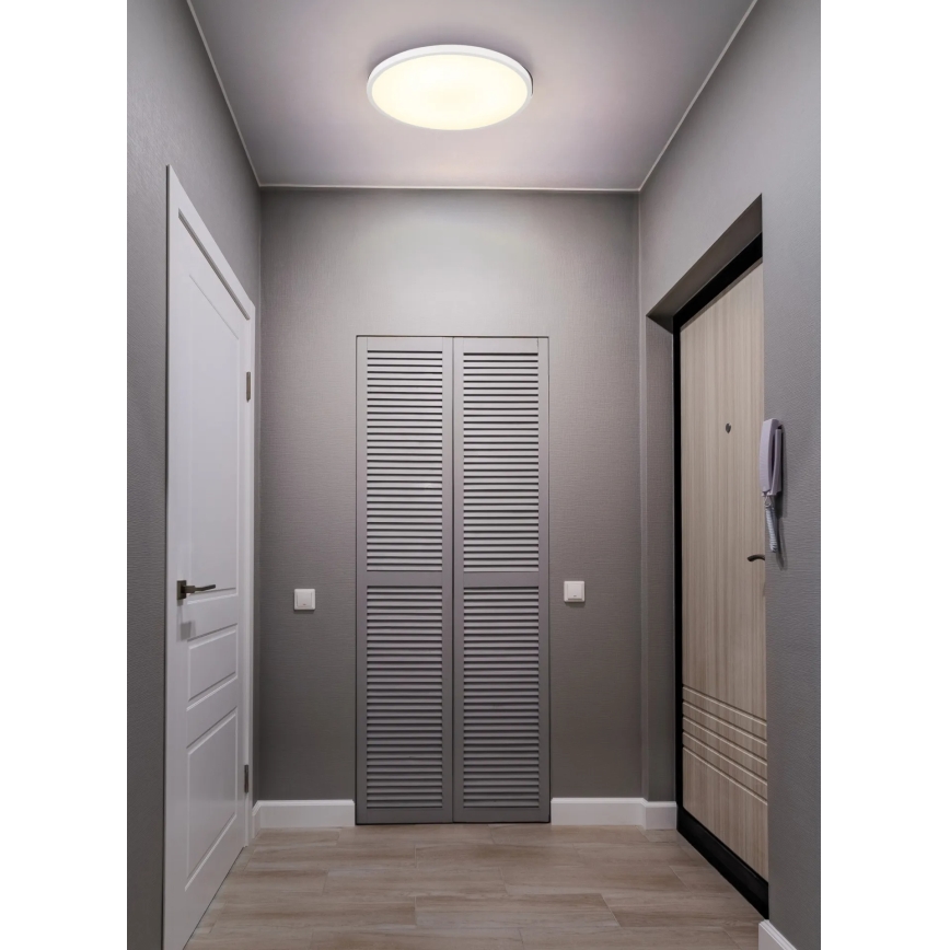 Globo - LED stropna svetilka LED/20W/230V 4000K, premer 30 cm, bela