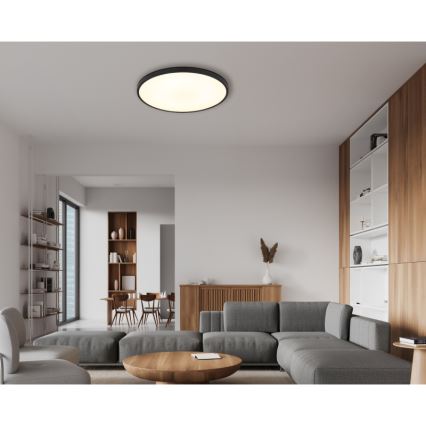 Globo - LED Stropna svetilka LED/32W/230V 4000K pr. 40 cm črna