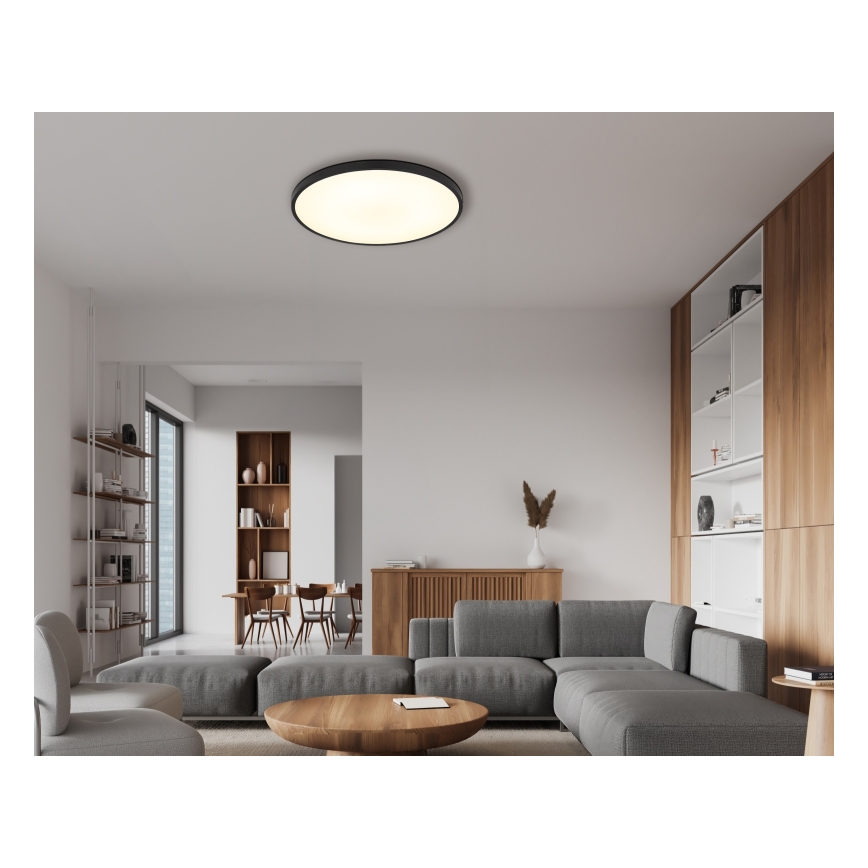 Globo - LED Stropna svetilka LED/32W/230V 4000K pr. 40 cm črna