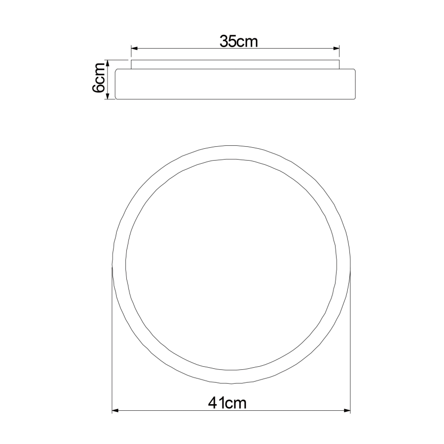 Globo - LED Zatemnitvena stropna svetilka LED/18W/230V 2700-6500K + Daljinski upravljalnik