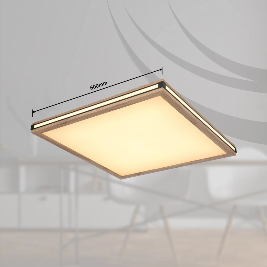 Globo - LED Zatemnitvena stropna svetilka LED/36W/230V 3000K 60x60 cm