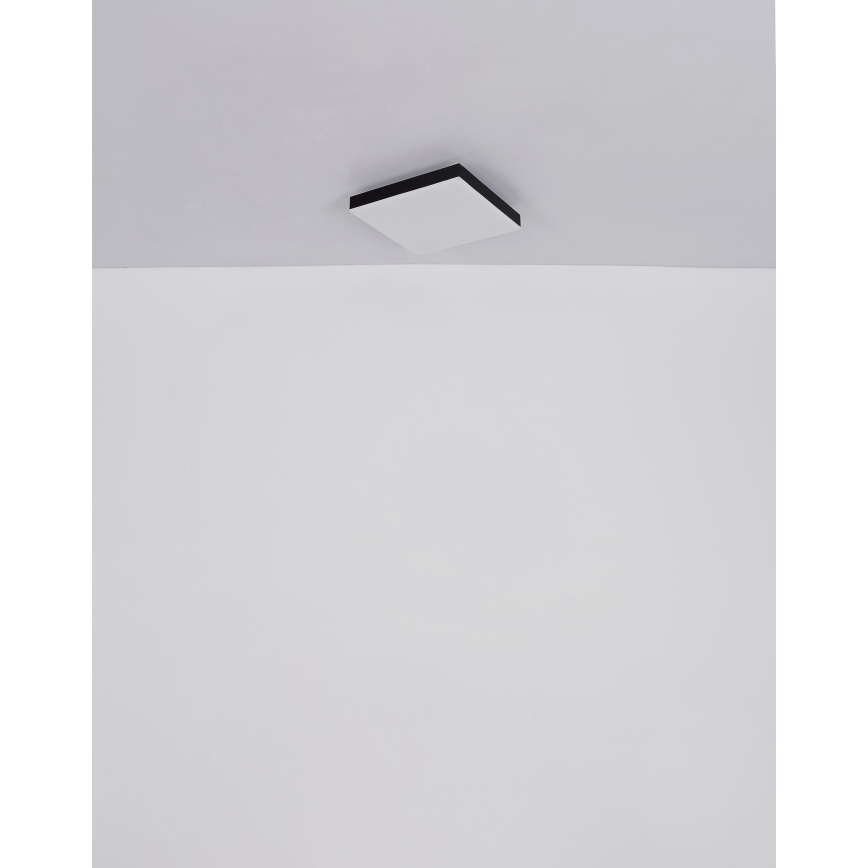 Globo - LED Zatemnitvena stropna svetilka LED/24W/230V 2700-6500K črna + Daljinski upravljalnik