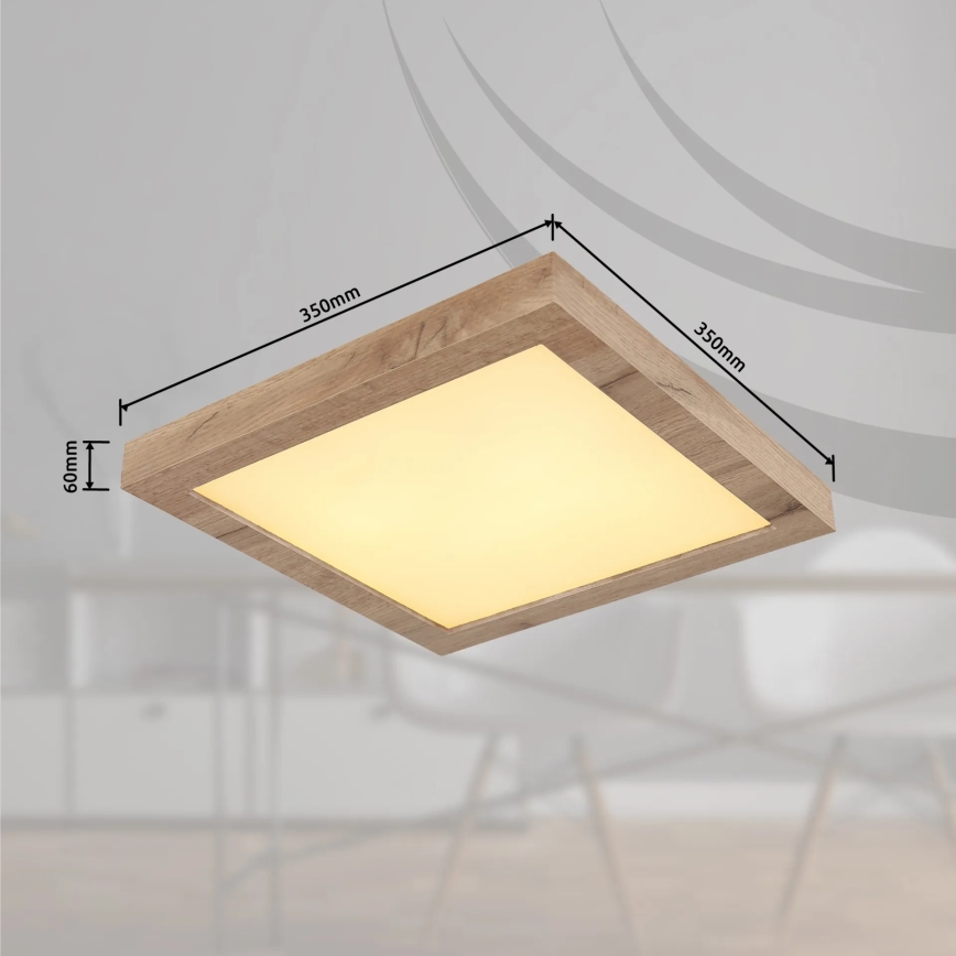 Globo - LED Stropna svetilka LED/16W/230V rjava
