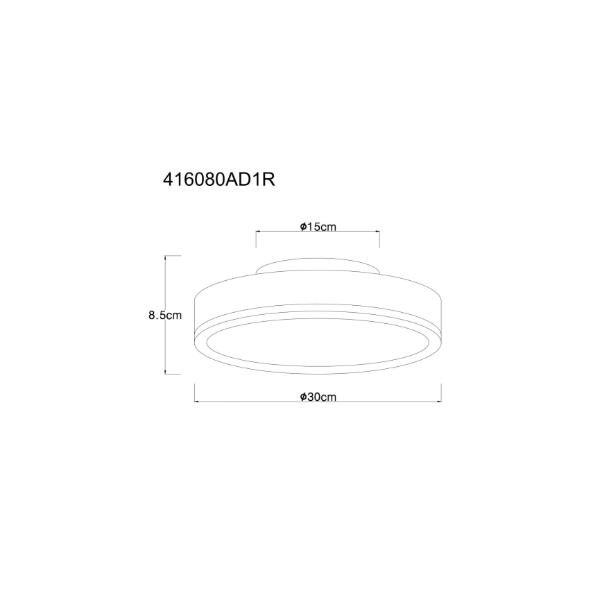 Globo - LED Stropna svetilka LED/12W/230V 3000K pr. 30 cm