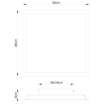 Globo - LED Stropna svetilka LED/12W/230V