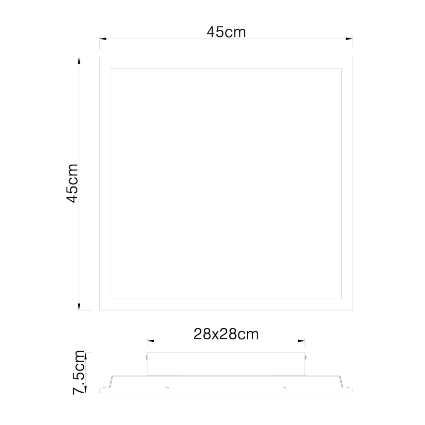 Globo - LED Stropna svetilka LED/24W/230V