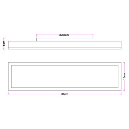 Globo - LED Stropna svetilka LED/18W/230V