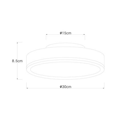 Globo - LED Stropna svetilka LED/12W/230V pr. 30 cm