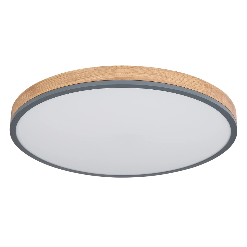 Globo - LED Zatemnitvena stropna svetilka LED/40W/230V 2700-6500K pr. 60 cm + Daljinski upravljalnik rjava/siva