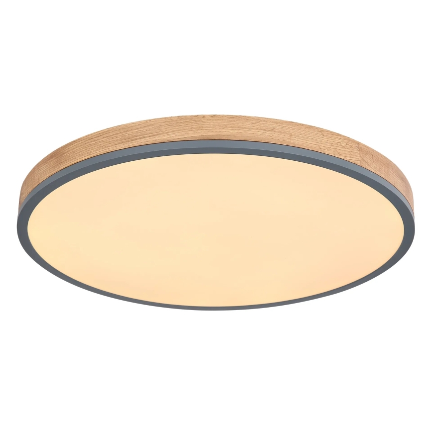 Globo - LED Zatemnitvena stropna svetilka LED/40W/230V 2700-6500K pr. 60 cm + Daljinski upravljalnik rjava/siva