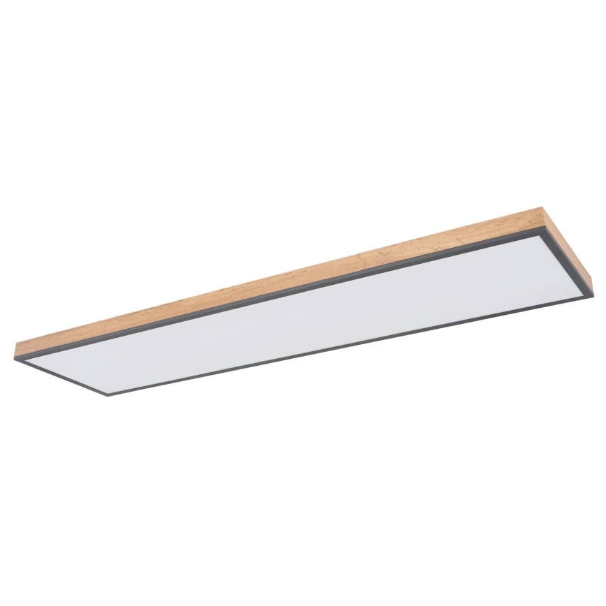 Globo - LED Zatemnitvena stropna svetilka LED/36W/230V 2700-6500K + Daljinski upravljalnik rjava/siva