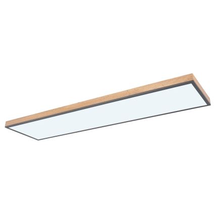 Globo - LED Zatemnitvena stropna svetilka LED/36W/230V 2700-6500K + Daljinski upravljalnik rjava/siva
