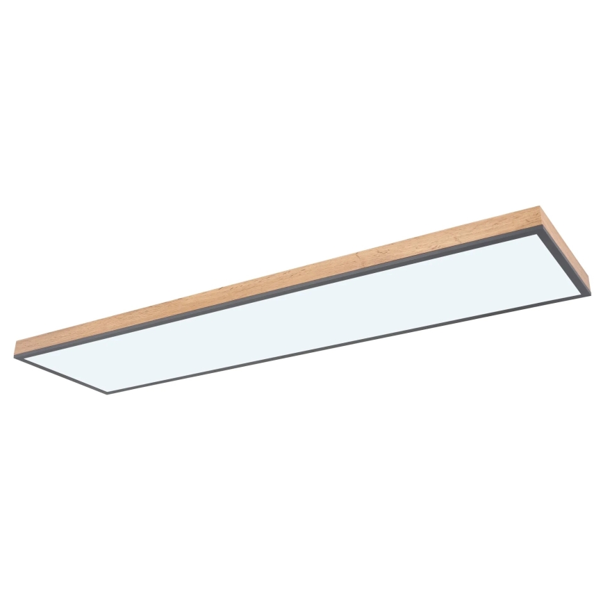 Globo - LED Zatemnitvena stropna svetilka LED/36W/230V 2700-6500K + Daljinski upravljalnik rjava/siva