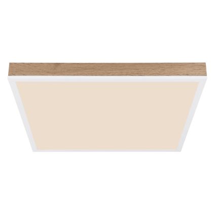 Globo - LED Zatemnitvena stropna svetilka LED/24W/230V 2700-6500K + Daljinski upravljalnik rjava/bela