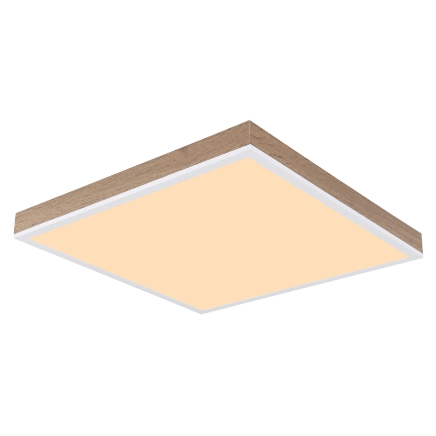 Globo - LED Zatemnitvena stropna svetilka LED/24W/230V 2700-6500K + Daljinski upravljalnik rjava/bela