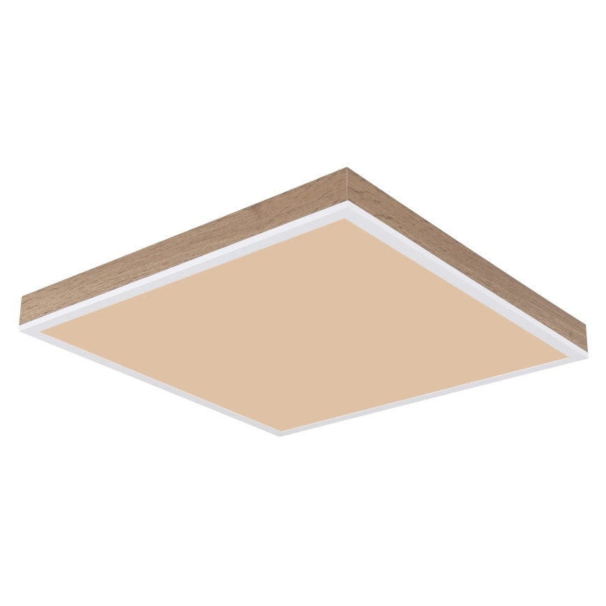 Globo - LED Zatemnitvena stropna svetilka LED/24W/230V 2700-6500K + Daljinski upravljalnik rjava/bela
