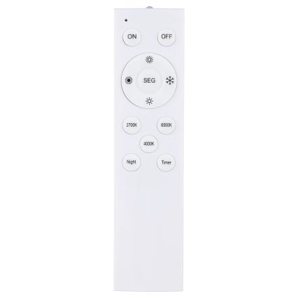 Globo - Zatemnjiva LED stropna svetilka LED/24W/230V 2700-6500K 20x80 cm + daljinski upravljalnik