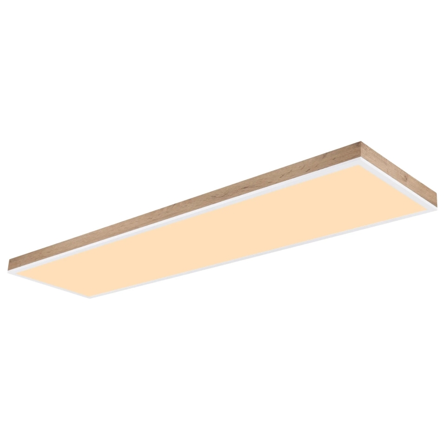 Globo - LED Zatemnitvena stropna svetilka LED/36W/230V 2700-6500K + Daljinski upravljalnik rjava/bela