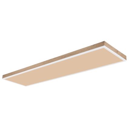 Globo - LED Zatemnitvena stropna svetilka LED/36W/230V 2700-6500K + Daljinski upravljalnik rjava/bela