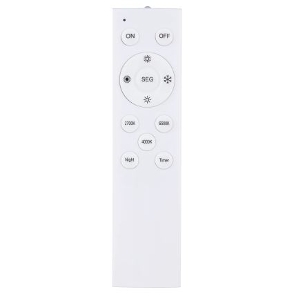 Globo - LED Zatemnitvena stropna svetilka LED/36W/230V 2700-6500K + Daljinski upravljalnik rjava/bela