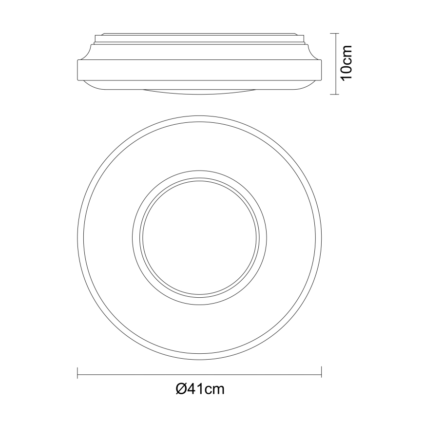 Globo - LED Stropna svetilka LED/24W/230V