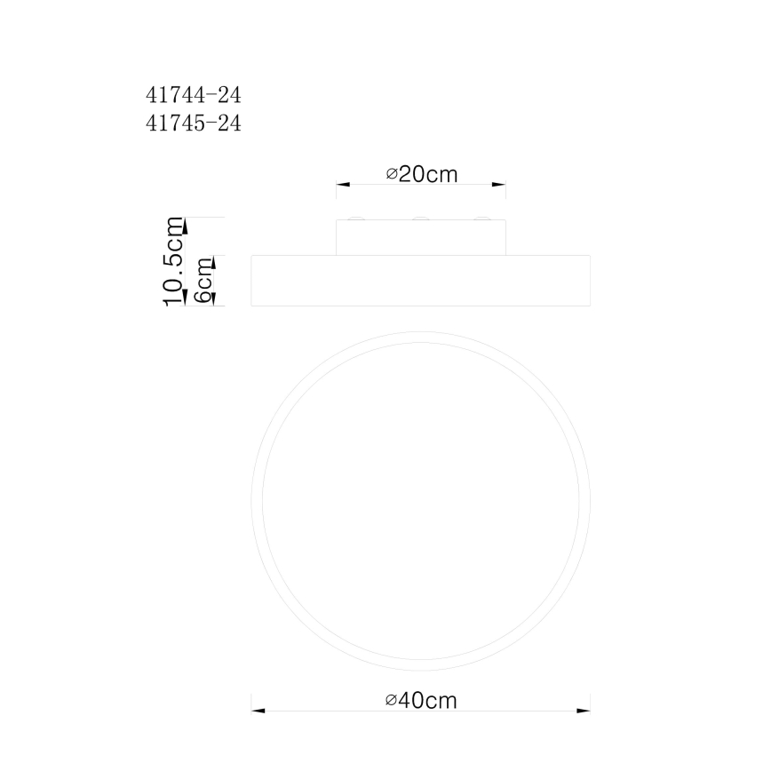 Globo - LED Zatemnitvena stropna svetilka LED/24W/230V 3000-6000K + Daljinski upravljalnik