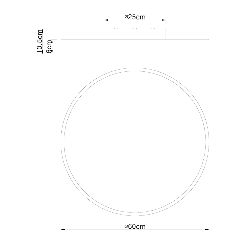 Globo - LED Zatemnitvena stropna svetilka LED/48W/230V 3000-6000K + Daljinski upravljalnik
