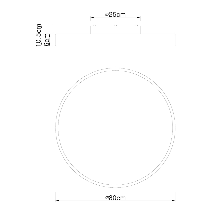 Globo - LED Zatemnitvena stropna svetilka LED/60W/230V 3000-6000K + Daljinski upravljalnik