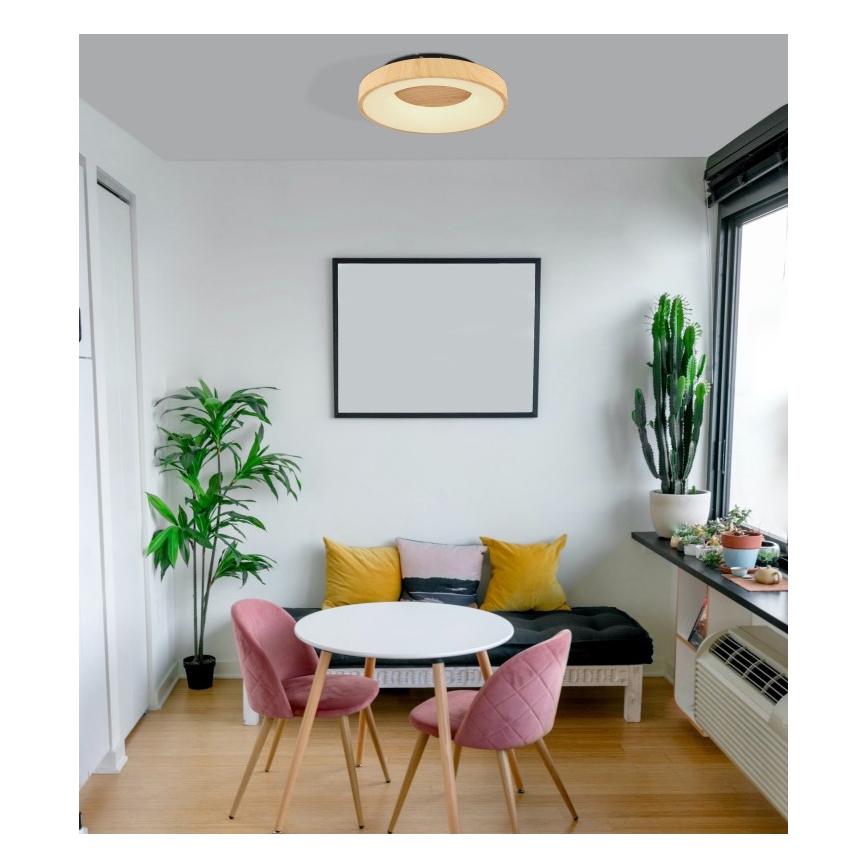 Globo - LED Zatemnitvena stropna svetilka LED/30W/230V + Daljinski upravljalnik