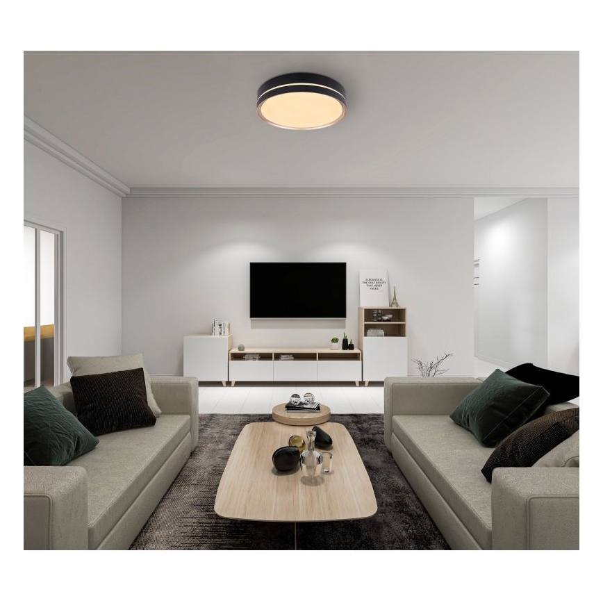 Globo - LED Zatemnitvena stropna svetilka LED/24W/230V + Daljinski upravljalnik