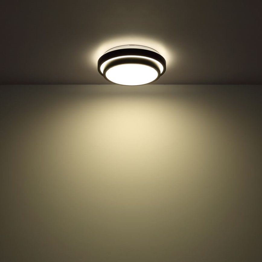 Globo - LED Kopalniška stropna svetilka s senzorjem LED/18W/230V IP44