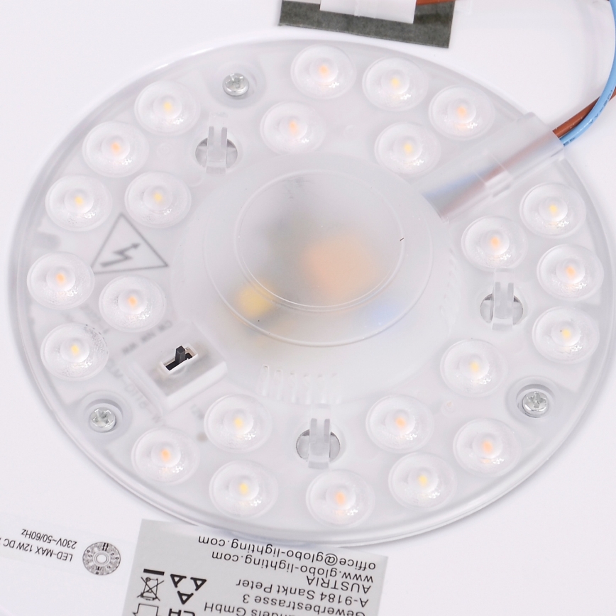 Globo - LED Stropna svetilka LED/12W/230V 307 mm 3000/4500/6000K