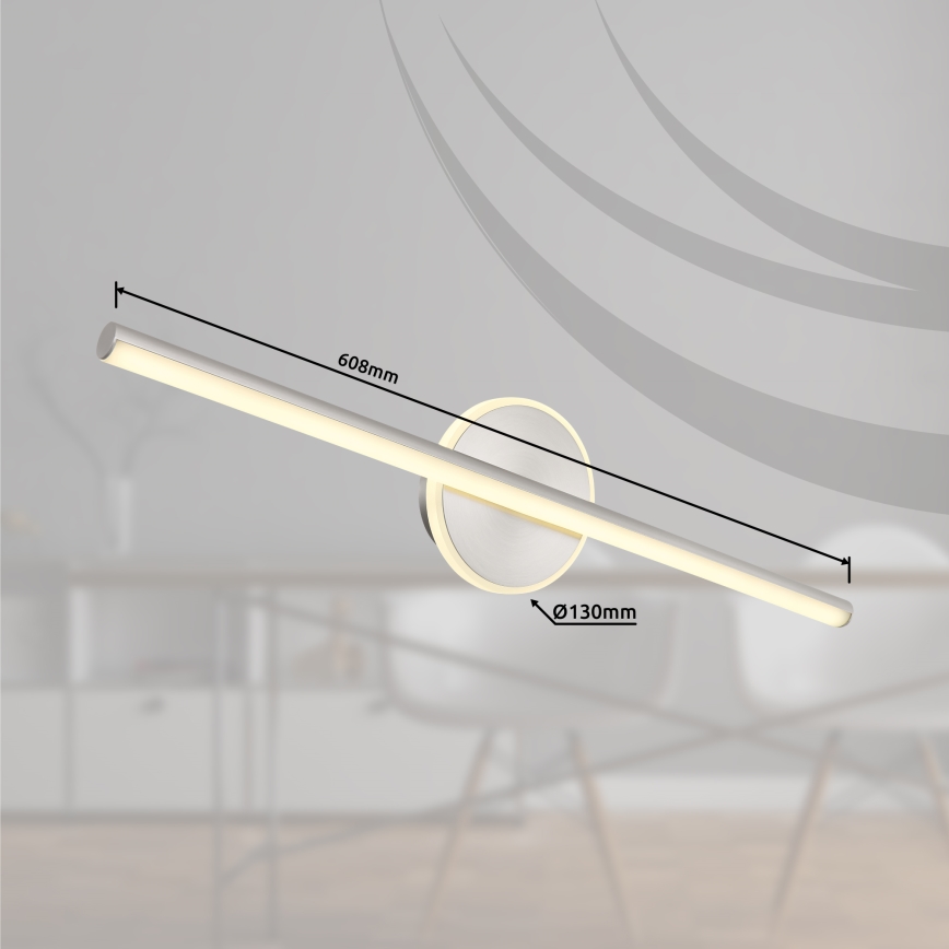 Globo - LED Kopalniška luč za osvetlitev ogledala LED/10W/230V 60,8 cm IP44 sijajni krom