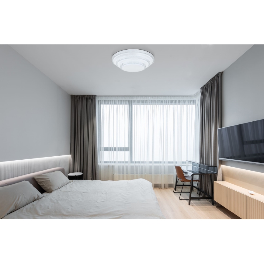 Globo - LED Zatemnitvena stropna svetilka LED/30W/230V TUYA Wi-Fi + Daljinski upravljalnik