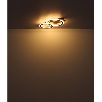 Globo - LED Stropna svetilka LED/40W/230V rjava