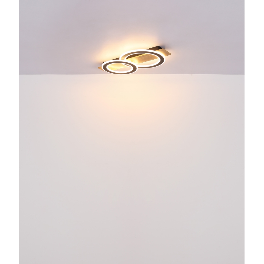 Globo - LED Stropna svetilka LED/40W/230V rjava