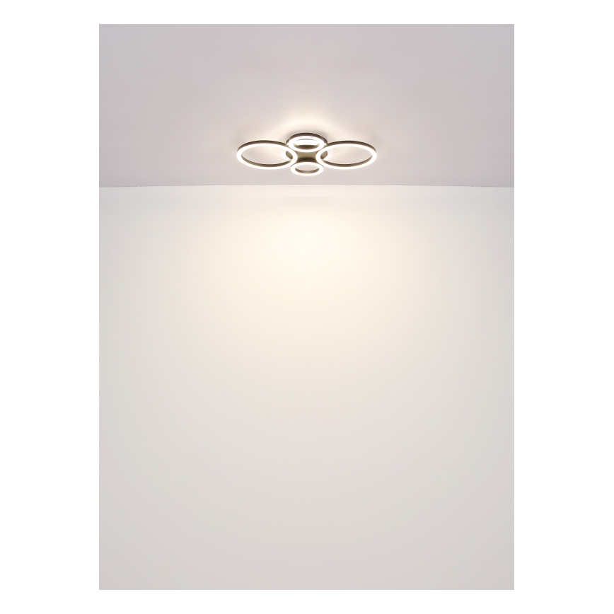 Globo - LED Stropna svetilka LED/30W/230V 2700/4500/6500K pr. 33x50 cm črna