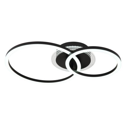 Globo - LED Stropna svetilka LED/30W/230V 2700/4500/6500K pr. 33x50 cm črna